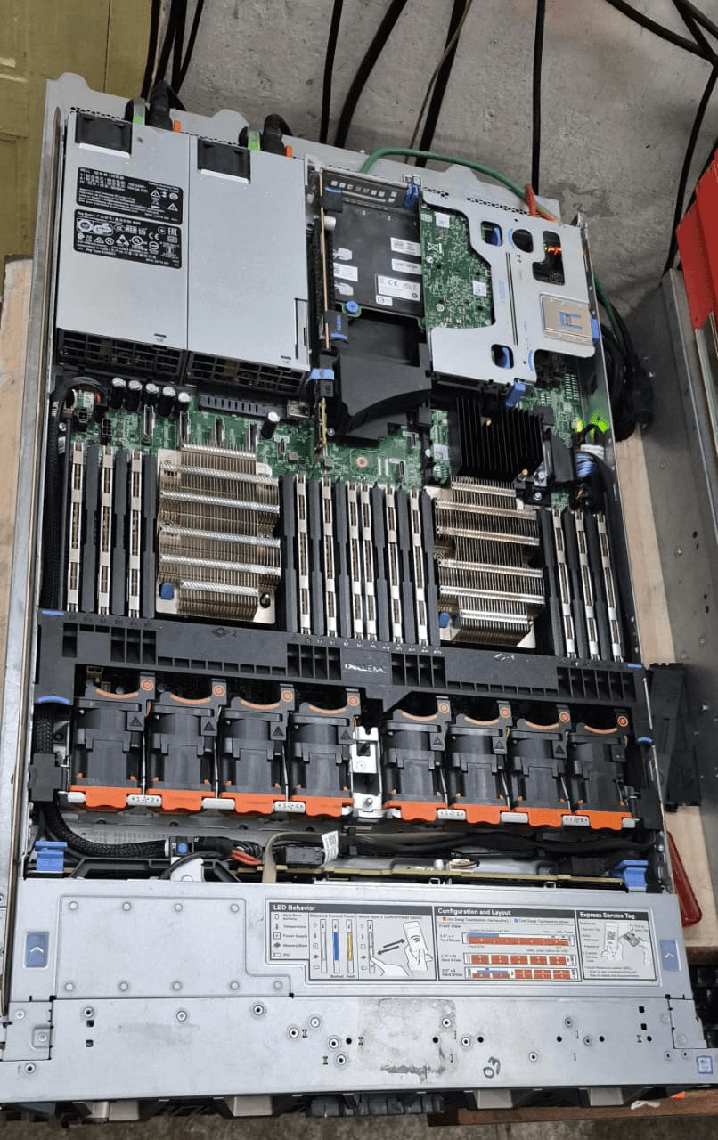 Enterprise server rack installation